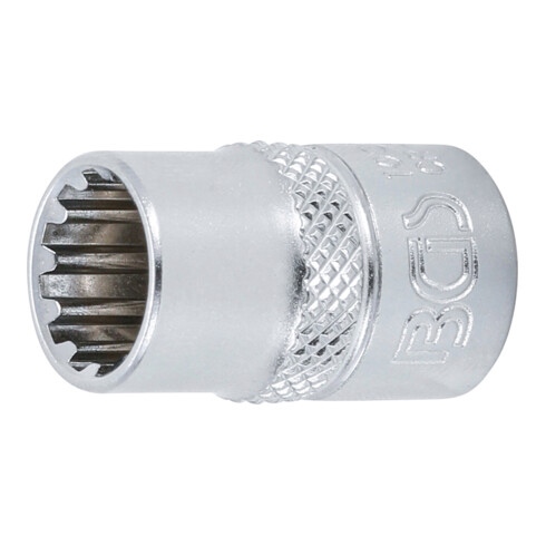 BGS Steckschlüssel-Einsatz Gear Lock 10311, Antrieb Innenvierkant 10 mm (3/8"), SW 11 mm