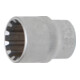 BGS Steckschlüssel-Einsatz Gear Lock 10317, Antrieb Innenvierkant 10 mm (3/8"), SW 17 mm-1
