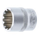 BGS Steckschlüssel-Einsatz Gear Lock 10318, Antrieb Innenvierkant 10 mm (3/8"), SW 18 mm-1