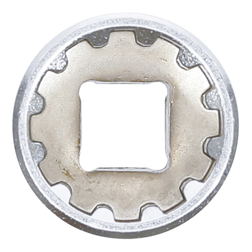 BGS Steckschlüssel-Einsatz Gear Lock 10318, Antrieb Innenvierkant 10 mm (3/8"), SW 18 mm