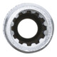 BGS Steckschlüssel-Einsatz Gear Lock, tief 10158, Antrieb Innenvierkant 6,3 mm (1/4"), SW 8 mm-3