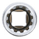 BGS Steckschlüssel-Einsatz Gear Lock, tief 10160, Antrieb Innenvierkant 6,3 mm (1/4"), SW 10 mm-3