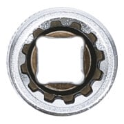 BGS Steckschlüssel-Einsatz Gear Lock, tief 10160, Antrieb Innenvierkant 6,3 mm (1/4"), SW 10 mm-4