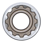 BGS Steckschlüssel-Einsatz Gear Lock, tief 10258, Antrieb Innenvierkant 12,5 mm (1/2"), SW 18 mm-3