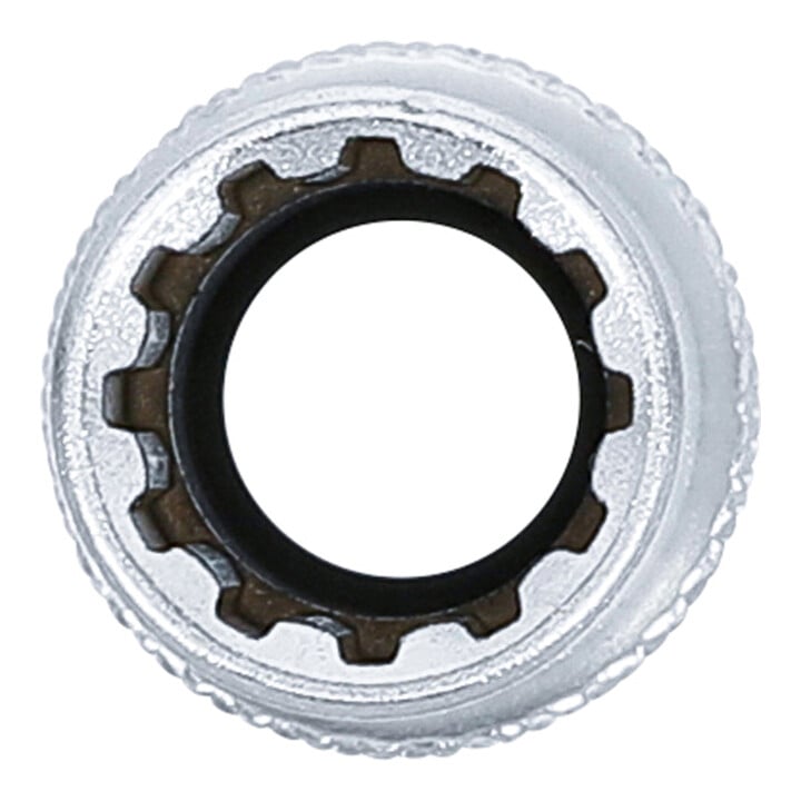 BGS Steckschlüssel-Einsatz Gear Lock, tief 10350, Antrieb Innenvierkant 10 mm (3/8"), SW 10 mm