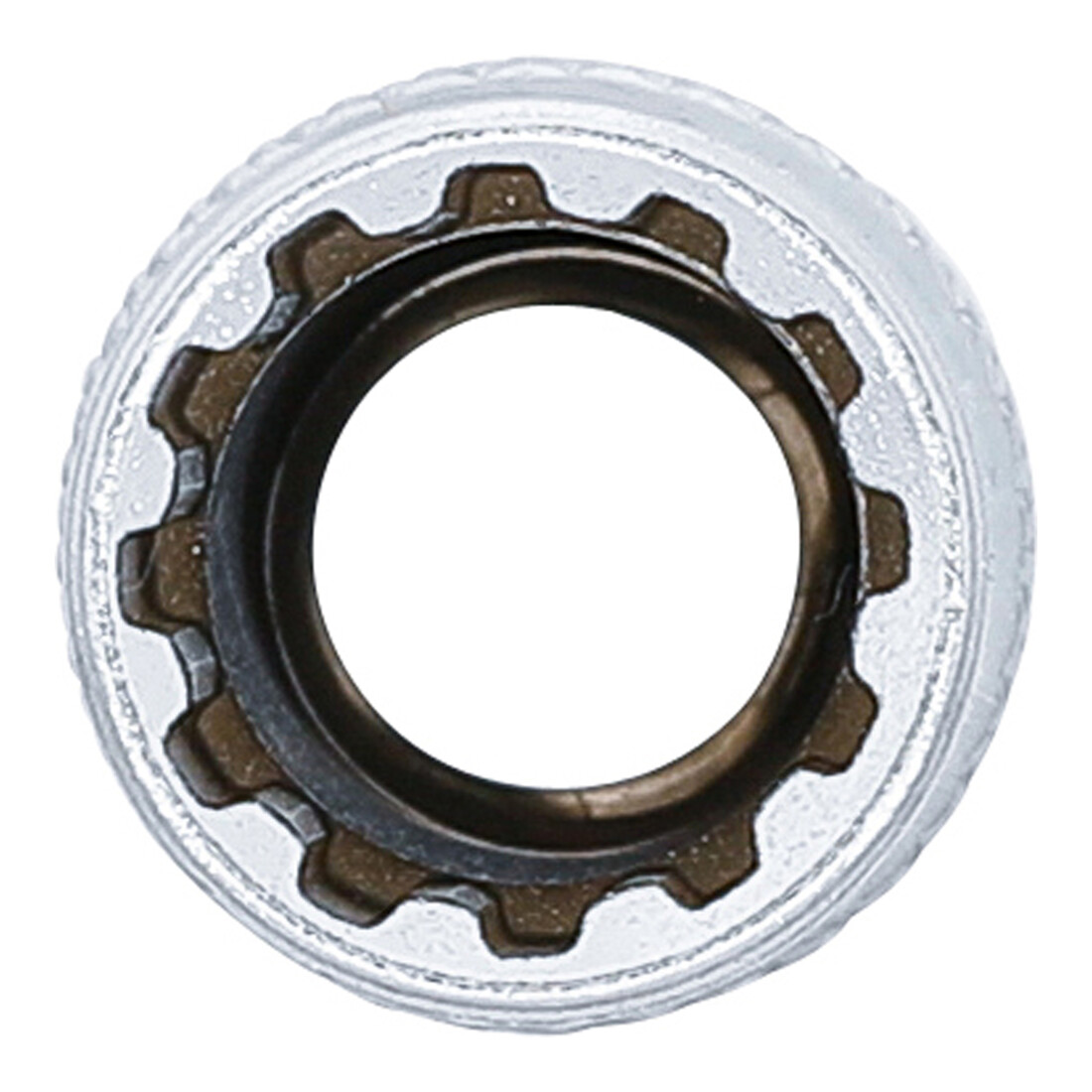 BGS Steckschlüssel-Einsatz Gear Lock, tief 10351, Antrieb Innenvierkant 10 mm (3/8"), SW 11 mm