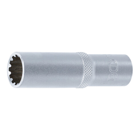 BGS Steckschlüssel-Einsatz Gear Lock, tief Antrieb Innenvierkant 12,5 mm (1/2") SW 15 mm