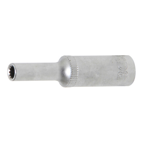 BGS Steckschlüssel-Einsatz Gear Lock, tief Antrieb Innenvierkant 6,3 mm (1/4") SW 4 mm