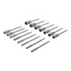 BGS Steckschlüssel-Einsatz-Satz, Sechskant 70147, extra lang, Antrieb Außensechskant 6,3 mm (1/4"), für Bohrmaschinen, SW 5,5 - 19 mm, 15-tlg.-2
