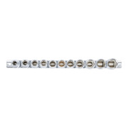 BGS Steckschlüssel-Einsatz-Satz, Sechskant Antrieb Innenvierkant 12,5 mm (1/2 Zoll) SW 10 - 21 mm 11 teilig-3