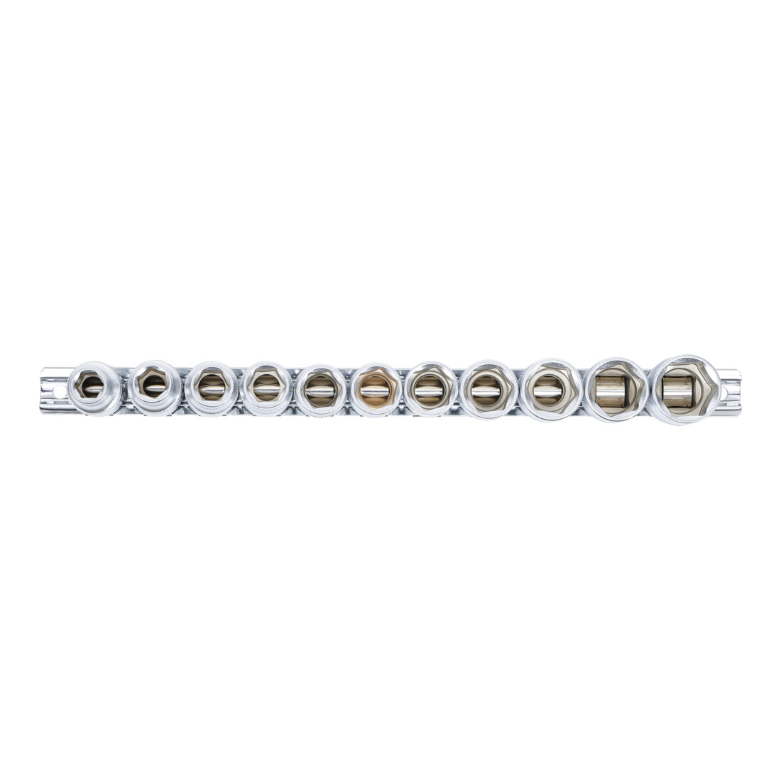 BGS Steckschlüssel-Einsatz-Satz, Sechskant Antrieb Innenvierkant 12,5 mm (1/2 Zoll) SW 10 - 21 mm 11 teilig