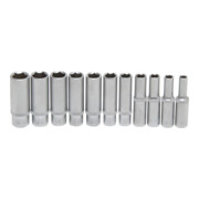 BGS Steckschlüssel-Einsatz-Satz Sechskant, tief Antrieb Innenvierkant 6,3 mm (1/4") Zollgrößen 11-tlg.-4
