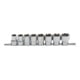 BGS Steckschlüssel-Einsatz-Satz T-Profil Plus (für TX Plus) Antrieb Innenvierkant 12,5 mm (1/2 Zoll) SW 18EP - 32EP 8 teilig-1