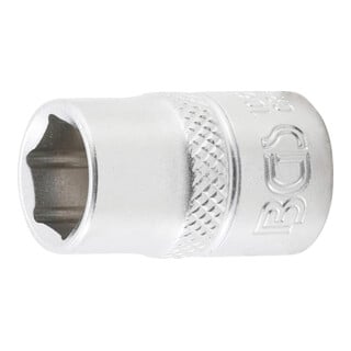 BGS Steckschlüssel-Einsatz Sechskant 10611, Antrieb Innenvierkant 10 mm (3/8"), SW 11 mm