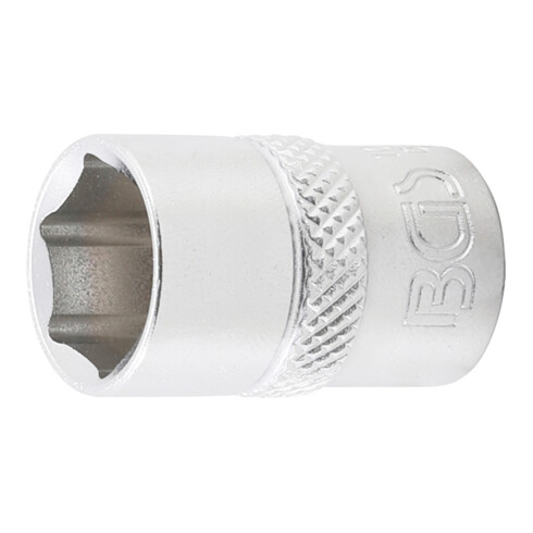 BGS Steckschlüssel-Einsatz Sechskant 10613, Antrieb Innenvierkant 10 mm (3/8"), SW 13 mm