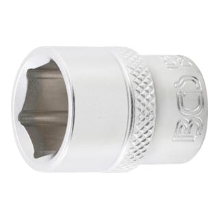BGS Steckschlüssel-Einsatz Sechskant 10615, Antrieb Innenvierkant 10 mm (3/8"), SW 15 mm