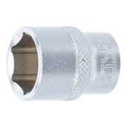 BGS Steckschlüssel-Einsatz Sechskant 10617, Antrieb Innenvierkant 10 mm (3/8"), SW 17 mm
