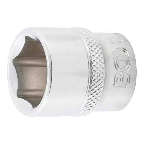 BGS Steckschlüssel-Einsatz Sechskant 10618, Antrieb Innenvierkant 10 mm (3/8"), SW 18 mm