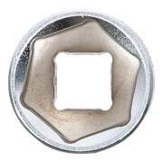 BGS Steckschlüssel-Einsatz Sechskant 10619, Antrieb Innenvierkant 10 mm (3/8"), SW 19 mm-3