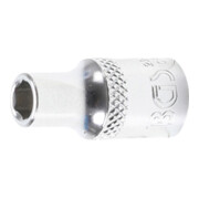BGS Steckschlüssel-Einsatz Sechskant 22476, Antrieb Innenvierkant 6,3 mm (1/4"), SW 5 mm