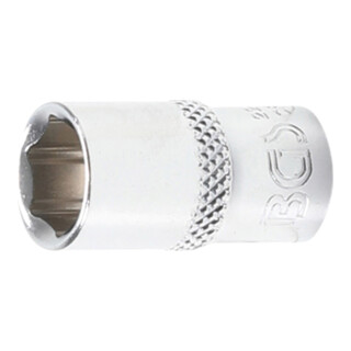 BGS Steckschlüssel-Einsatz Sechskant 22481, Antrieb Innenvierkant 6,3 mm (1/4"), SW 9 mm