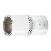 BGS Steckschlüssel-Einsatz Sechskant 22481, Antrieb Innenvierkant 6,3 mm (1/4"), SW 9 mm