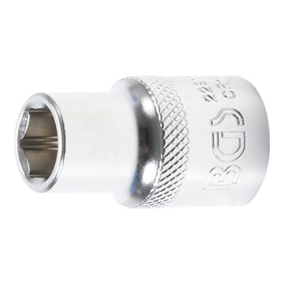 BGS Steckschlüssel-Einsatz Sechskant 22911, Antrieb Innenvierkant 12,5 mm (1/2"), SW 11 mm