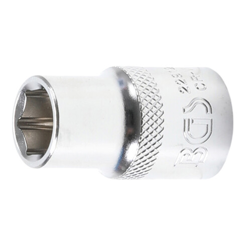 BGS Steckschlüssel-Einsatz Sechskant 22912, Antrieb Innenvierkant 12,5 mm (1/2"), SW 12 mm