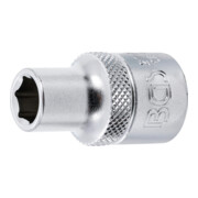 BGS Steckschlüssel-Einsatz Sechskant 2770, Antrieb Innenvierkant 12,5 mm (1/2"), SW 3/8"