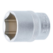 BGS Steckschlüssel-Einsatz Sechskant 2787, Antrieb Innenvierkant 12,5 mm (1/2"), SW 1"