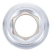 BGS Steckschlüssel-Einsatz Sechskant 3419, Antrieb Innenvierkant 20 mm (3/4"), SW 19 mm-4