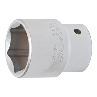BGS Steckschlüssel-Einsatz Sechskant 3434, Antrieb Innenvierkant 20 mm (3/4"), SW 34 mm