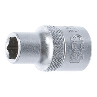 BGS Steckschlüssel-Einsatz Sechskant Antrieb Innenvierkant 12,5 mm (1/2") SW 10 mm