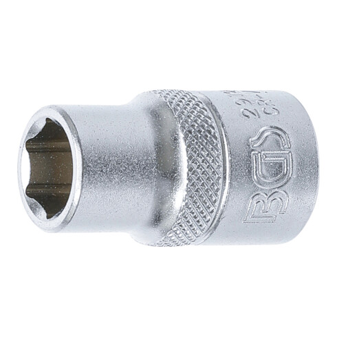 BGS Steckschlüssel-Einsatz Sechskant Antrieb Innenvierkant 12,5 mm (1/2") SW 12 mm