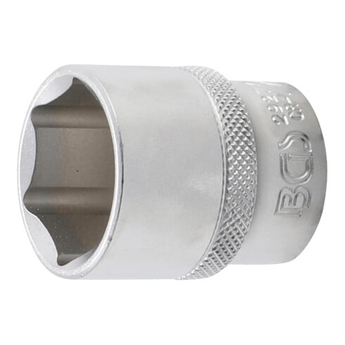 BGS Steckschlüssel-Einsatz Sechskant Antrieb Innenvierkant 12,5 mm (1/2") SW 27 mm