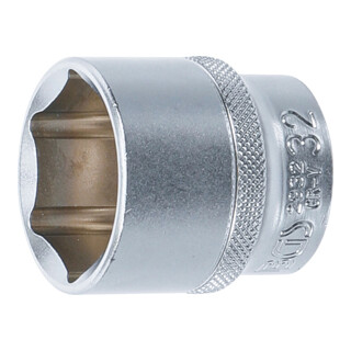 BGS Steckschlüssel-Einsatz Sechskant Antrieb Innenvierkant 12,5 mm (1/2") SW 32 mm