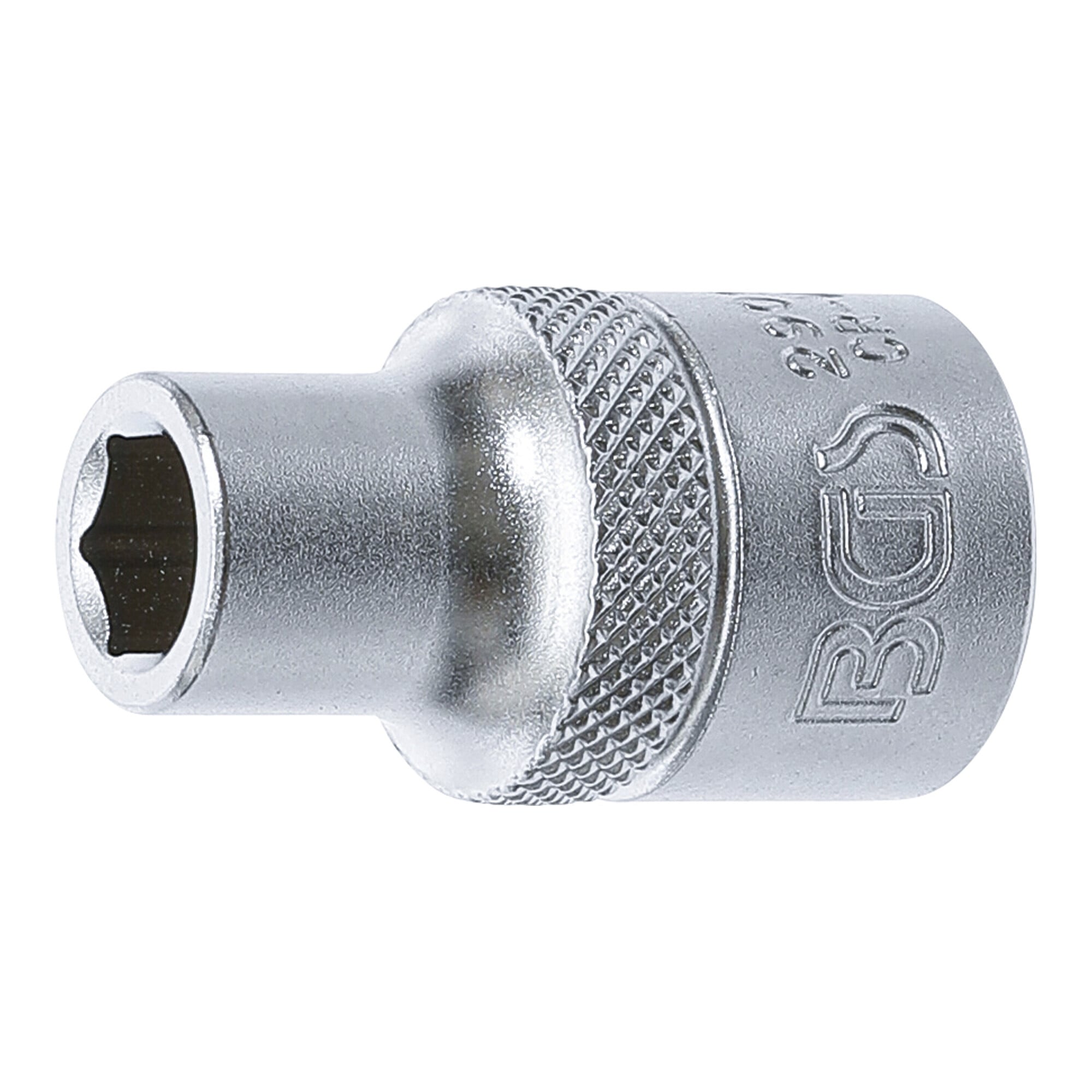 BGS Steckschlüssel-Einsatz Sechskant Antrieb Innenvierkant 12,5 mm (1/2") SW 9 mm ; BGS technic