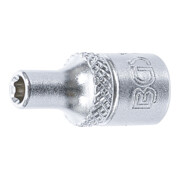 BGS Steckschlüssel-Einsatz Sechskant Antrieb Innenvierkant 6,3 mm (1/4")