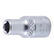 BGS Steckschlüssel-Einsatz Sechskant Antrieb Innenvierkant 6,3 mm (1/4")-1