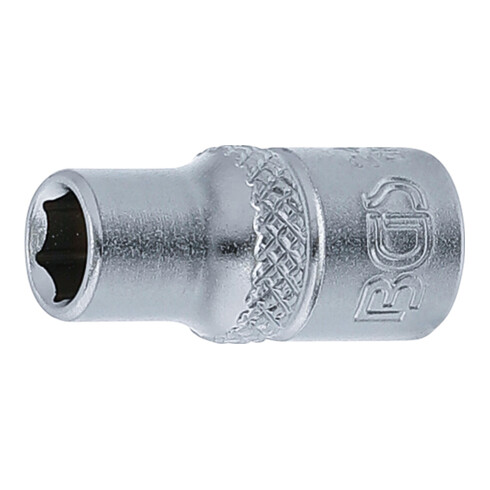 BGS Steckschlüssel-Einsatz Sechskant Antrieb Innenvierkant 6,3 mm (1/4")