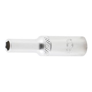 BGS Steckschlüssel-Einsatz Sechskant, tief 10505, Antrieb Innenvierkant 6,3 mm (1/4"), SW 5 mm