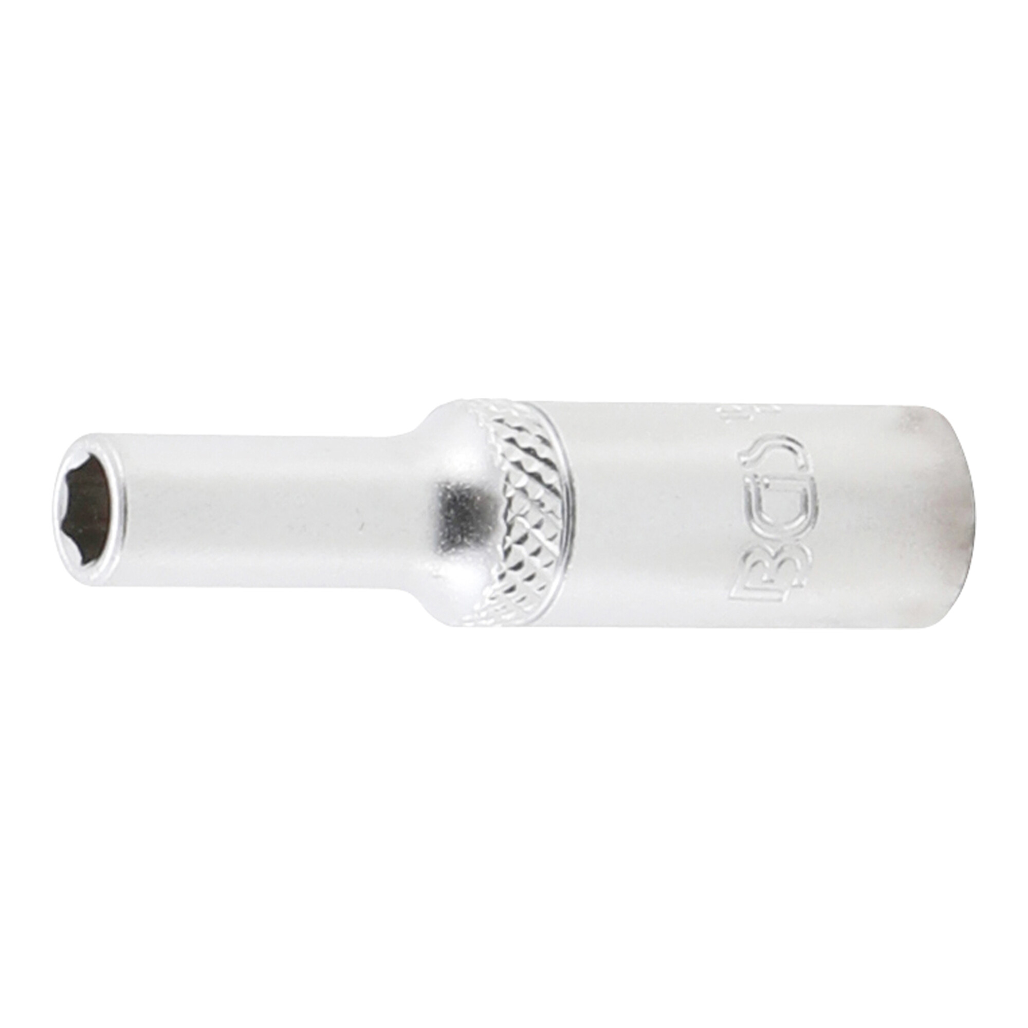 BGS Steckschlüssel-Einsatz Sechskant, tief 10505, Antrieb Innenvierkant 6,3 mm (1/4"), SW 5 mm ; BGS technic