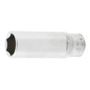 BGS Steckschlüssel-Einsatz Sechskant, tief 10512, Antrieb Innenvierkant 6,3 mm (1/4"), SW 12 mm