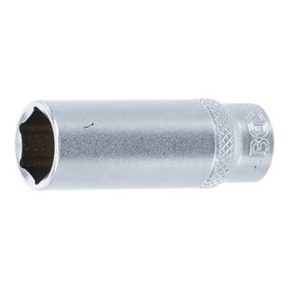 BGS Steckschlüssel-Einsatz Sechskant, tief 10513, Antrieb Innenvierkant 6,3 mm (1/4"), SW 13 mm