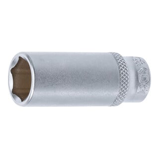 BGS Steckschlüssel-Einsatz Sechskant, tief 10514, Antrieb Innenvierkant 6,3 mm (1/4"), SW 14 mm