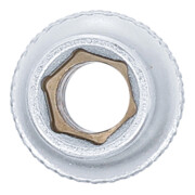 BGS Steckschlüssel-Einsatz Sechskant, tief 10528, Antrieb Innenvierkant 10 mm (3/8"), SW 8 mm-3