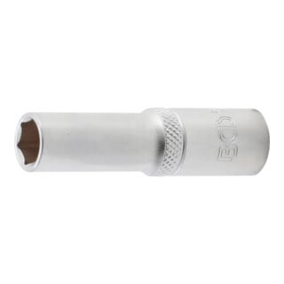 BGS Steckschlüssel-Einsatz Sechskant, tief 10530, Antrieb Innenvierkant 10 mm (3/8"), SW 10 mm