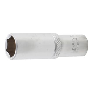 BGS Steckschlüssel-Einsatz Sechskant, tief 10534, Antrieb Innenvierkant 10 mm (3/8"), SW 14 mm