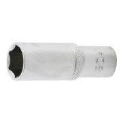 BGS Steckschlüssel-Einsatz Sechskant, tief 10536, Antrieb Innenvierkant 10 mm (3/8"), SW 16 mm