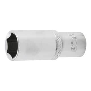 BGS Steckschlüssel-Einsatz Sechskant, tief 10537, Antrieb Innenvierkant 10 mm (3/8"), SW 17 mm